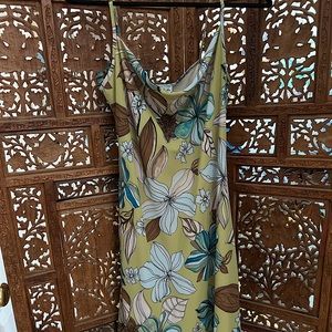 Mid Length Green Vintage Dress